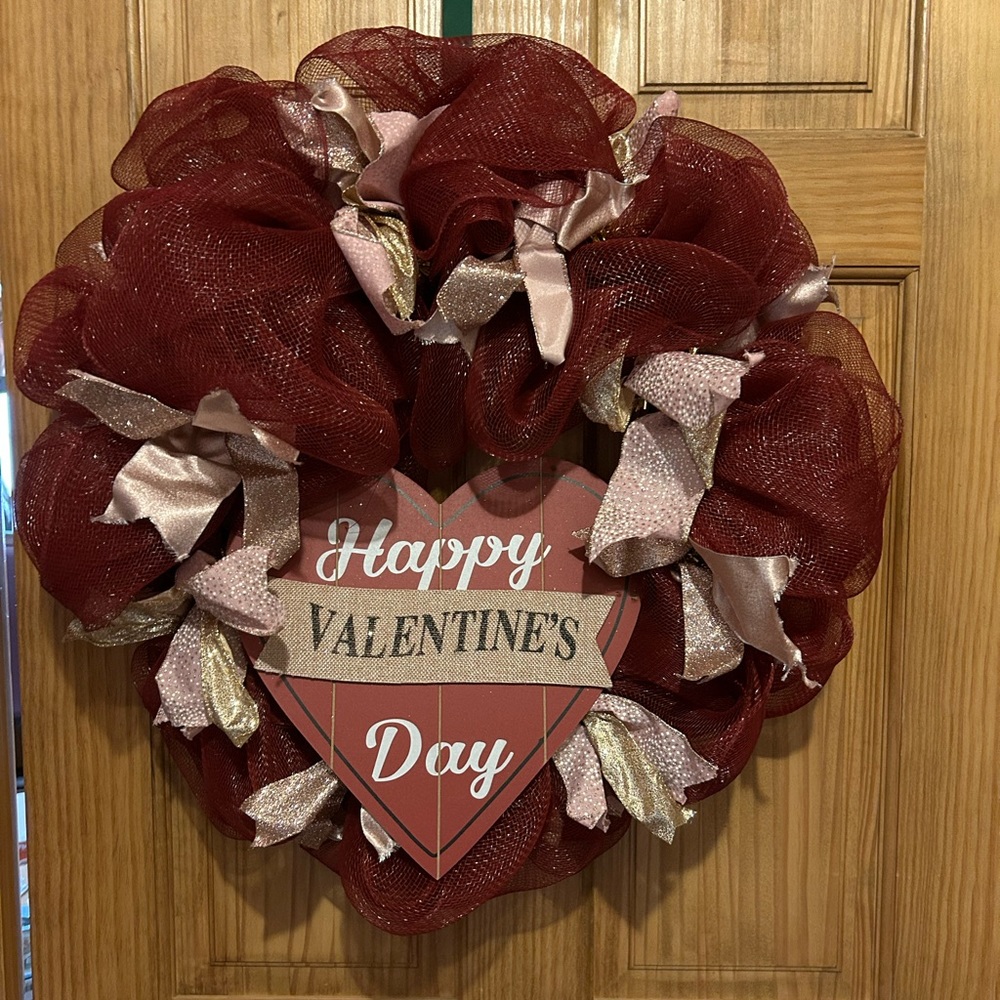 Valentines wreath